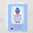 Search for independence day invitations Red white and blue