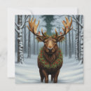 Search for moose christmas cards Rustic