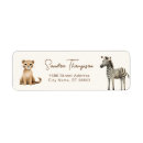 Search for wildlife return address labels Baby shower