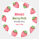 Search for turning 1 stickers Berry first birthday