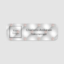Search for rose gold name tags Business