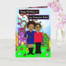 Search for to my sister birthday cards Colourful