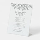 Search for in loving memory wedding signs Memorial