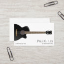Search for guitar business cards Instructor
