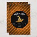 Search for black and orange halloween invitations Spooky