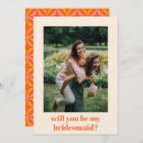 Search for retro bridesmaid cards Modern