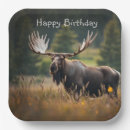 Search for moose paper plates Wildlife