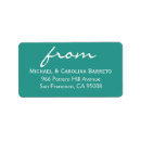 Search for turquoise labels Simple