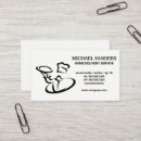 Search for delivery service business cards Chef