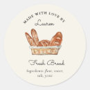 Search for fresh baked stickers Baked with love