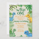 Search for roar birthday invitations Wild one