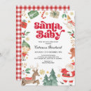 Search for santa baby shower invitations Snowflake