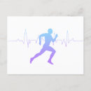 Search for sports lover postcards Runner