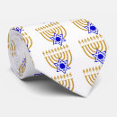 Search for menorah ties Star of david