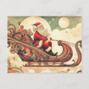 Search for vintage santa postcards December