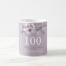 Search for 100th birthday mugs Floral
