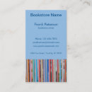Search for bookstore business cards Library