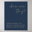 Search for navy blue and gold posters Bride