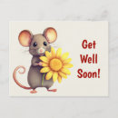 Search for funny feel better soon cards Animal