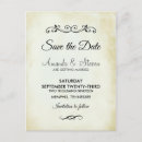 Search for vintage save the date postcards Elegant
