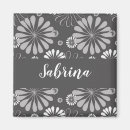 Search for white floral pattern magnets Flourish