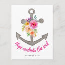 Search for floral anchor postcards Watercolor