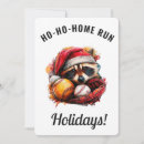 Search for running christmas cards Racoon