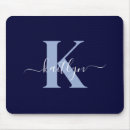 Search for navy blue mousepads Initial