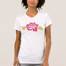 Search for hawaiian flowers tshirts Pink