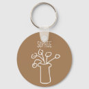 Search for modern flower key rings Simple
