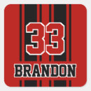 Search for red and black stripes stickers For kids