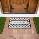 Search for tiles doormats Black and white