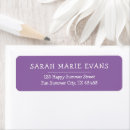 Search for seasonal return address labels Minimalist