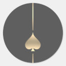 Search for gold spade stickers Poker