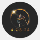 Search for cat wearing glasses stickers Solar eclipse 2024