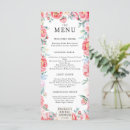 Search for bridal luncheon menus Pink