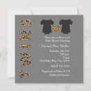 Search for cheetah baby shower invitations Chic