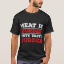 Search for meat is murder tshirts Food