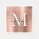 Search for pink and gold napkins Script
