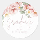 Search for floral graduation stickers Watercolor