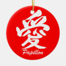 Search for papillon dog christmas tree decorations Cute