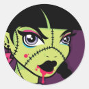 Search for zombies stickers Illustration