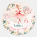 Search for pink and teal birthday stickers For kids