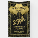 Search for 25th birthday banners Welcome