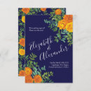 Search for orange blue save the dates Flower