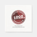 Search for branded napkins Your logo here
