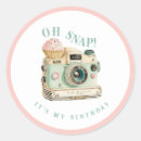 Search for camera photography stickers Birthday