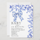 Search for toile baby shower invitations Blue