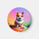 Search for artwork round magnets Puppy