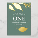 Search for gold foil table cards Luxury